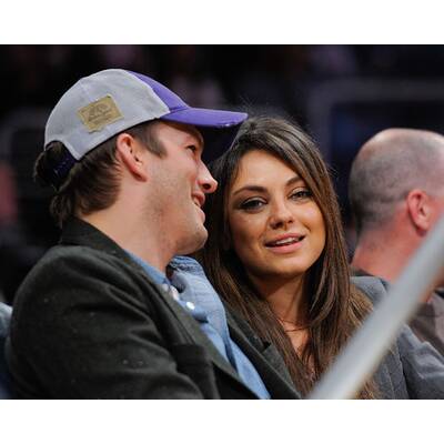Ashton Kutcher & Mila Kunis: Kiss Cam bei den Lakers 