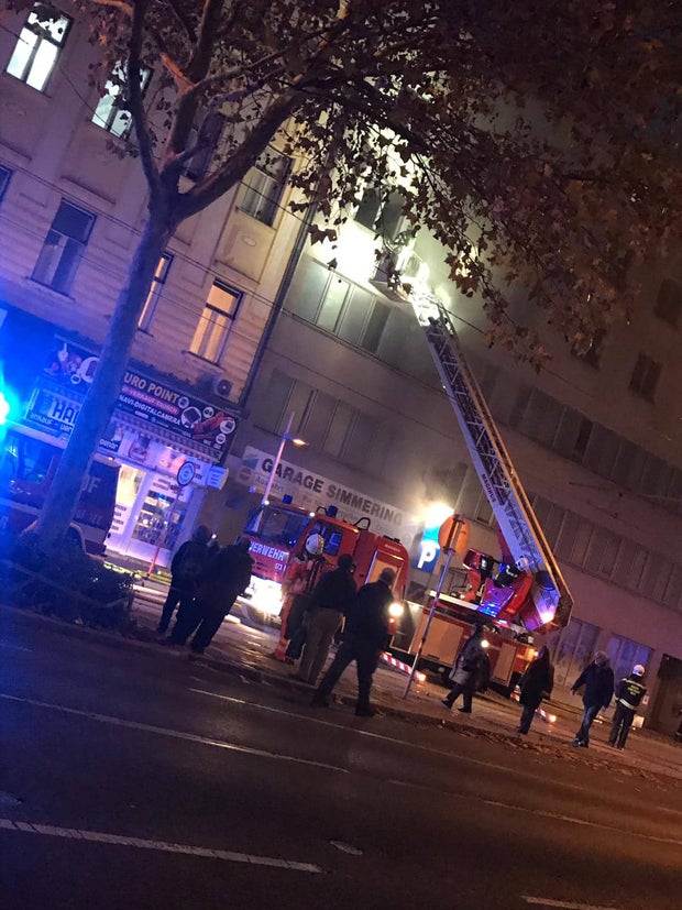 Tiefgarage brannte mitten in Wien