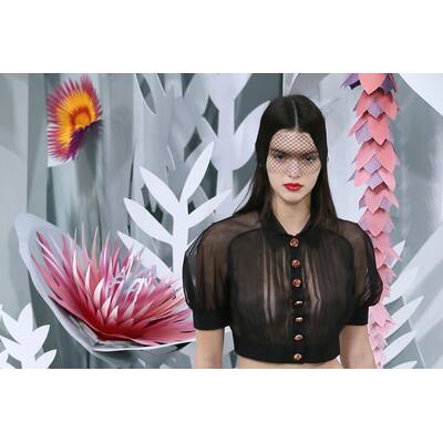 Auf der Chanel Haute Couture Show