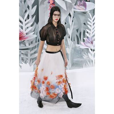 Auf der Chanel Haute Couture Show