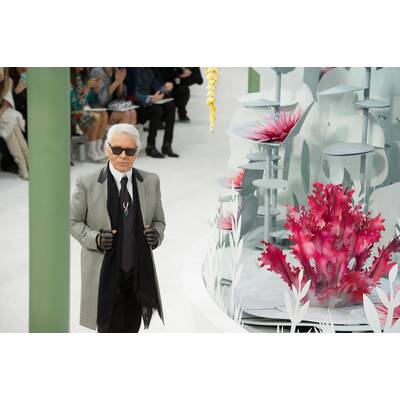Auf der Chanel Haute Couture Show