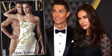 Cristiano Ronald nackt auf dem Comver der Vogue Espana