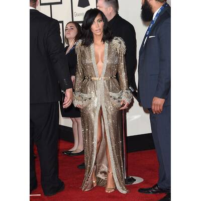 Kim am 8. Februar bei der Grammy Verleihung