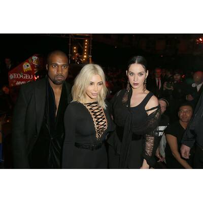 Kanye West, Kim Kardashian und Katy Perry
