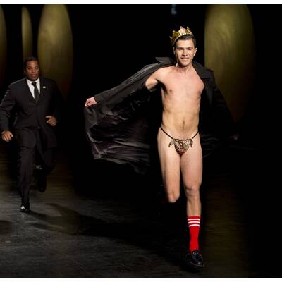 Nacktflitzer bei Prabal Gurung-Show