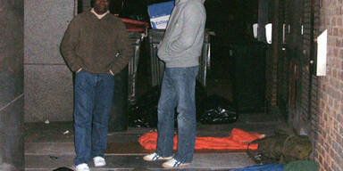 Prinz William schlief auf der Straße