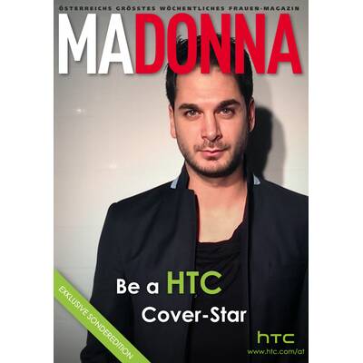 Cover-Model by HTC & MADONNA 