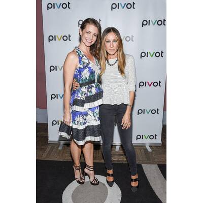 Kristin Davis & Sarah Jessica Parker 