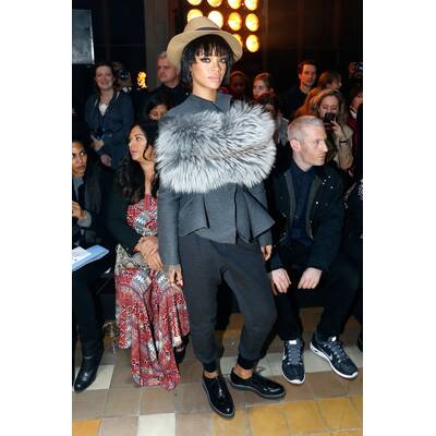 Riri bei der Paris Fashion Week 2014