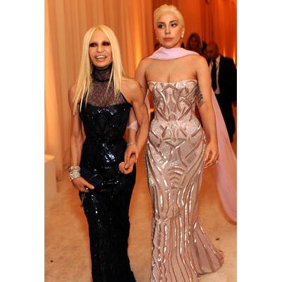 Donatella Versace & Lady Gaga bei den Oscars 2014