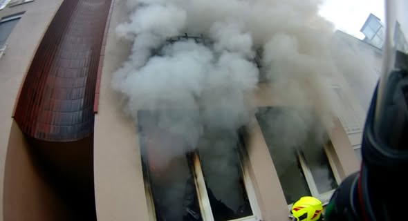 Feuer in Baden: Katzen und Menschen gerettet