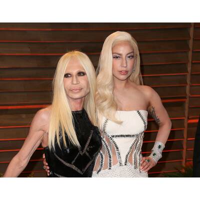 Donatella Versace & Lady Gaga bei den Oscars 2014
