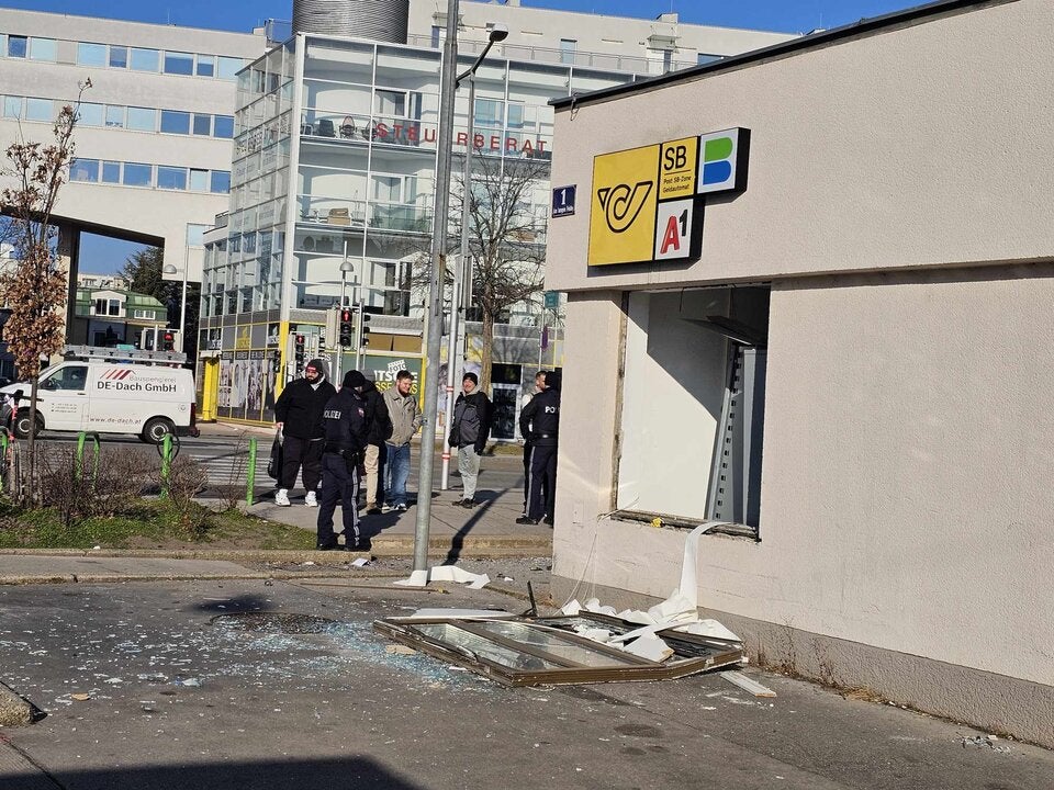 Bankomat sprengung donaustadt