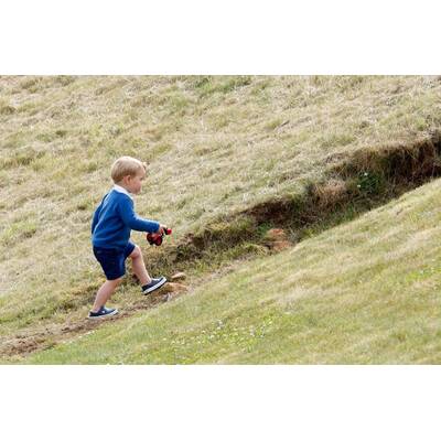 Herzogin Kate und Prinz George beim Polospiel 
