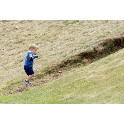 Herzogin Kate und Prinz George beim Polospiel 