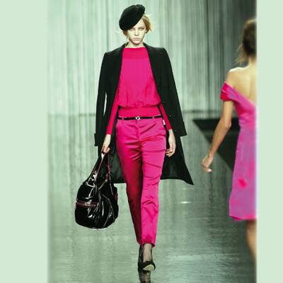 Herbst/Wintermode in Fuchsia