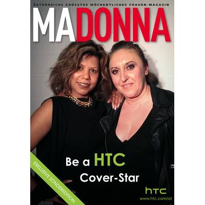 Cover-Model by HTC & MADONNA 