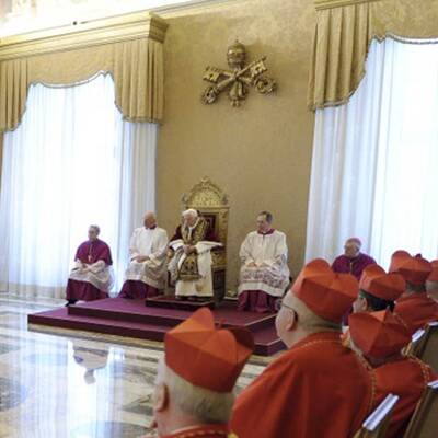 Die Bilder vom Papst-Rücktritt