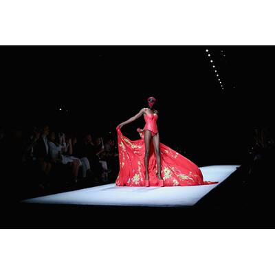 China Fashion-Week: Tollpatschigste Modenschau