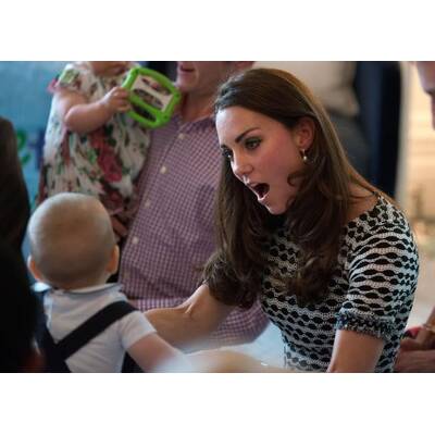 Herzogin Kate und Baby George