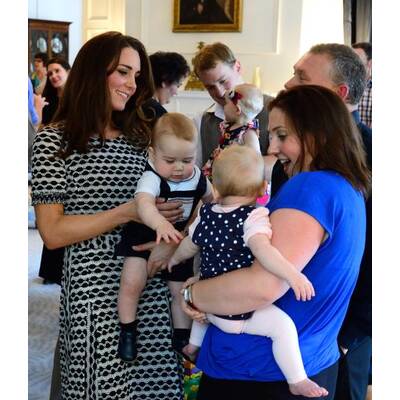 Herzogin Kate und Baby George
