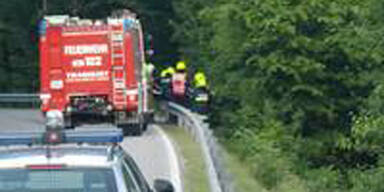 Biker tot im Straßengraben