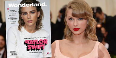 Taylor Swift am Cover von Wonderland