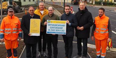 Gr&uuml;nes Licht f&uuml;r finale Bauphase bei Ortsdurchfahrt Guntersdorf
