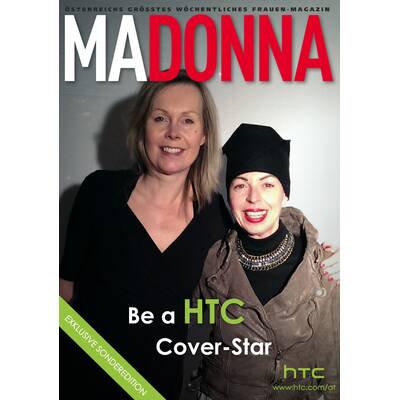 Cover-Model by HTC & MADONNA 