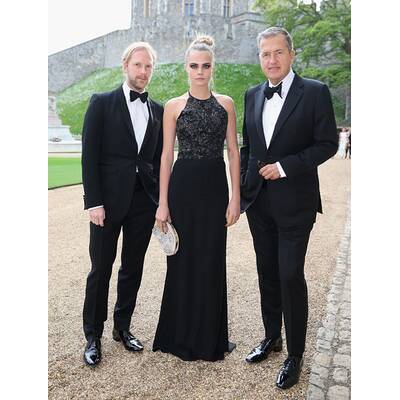 Cara, Kate & Co. zu Besuch bei Prinz William 