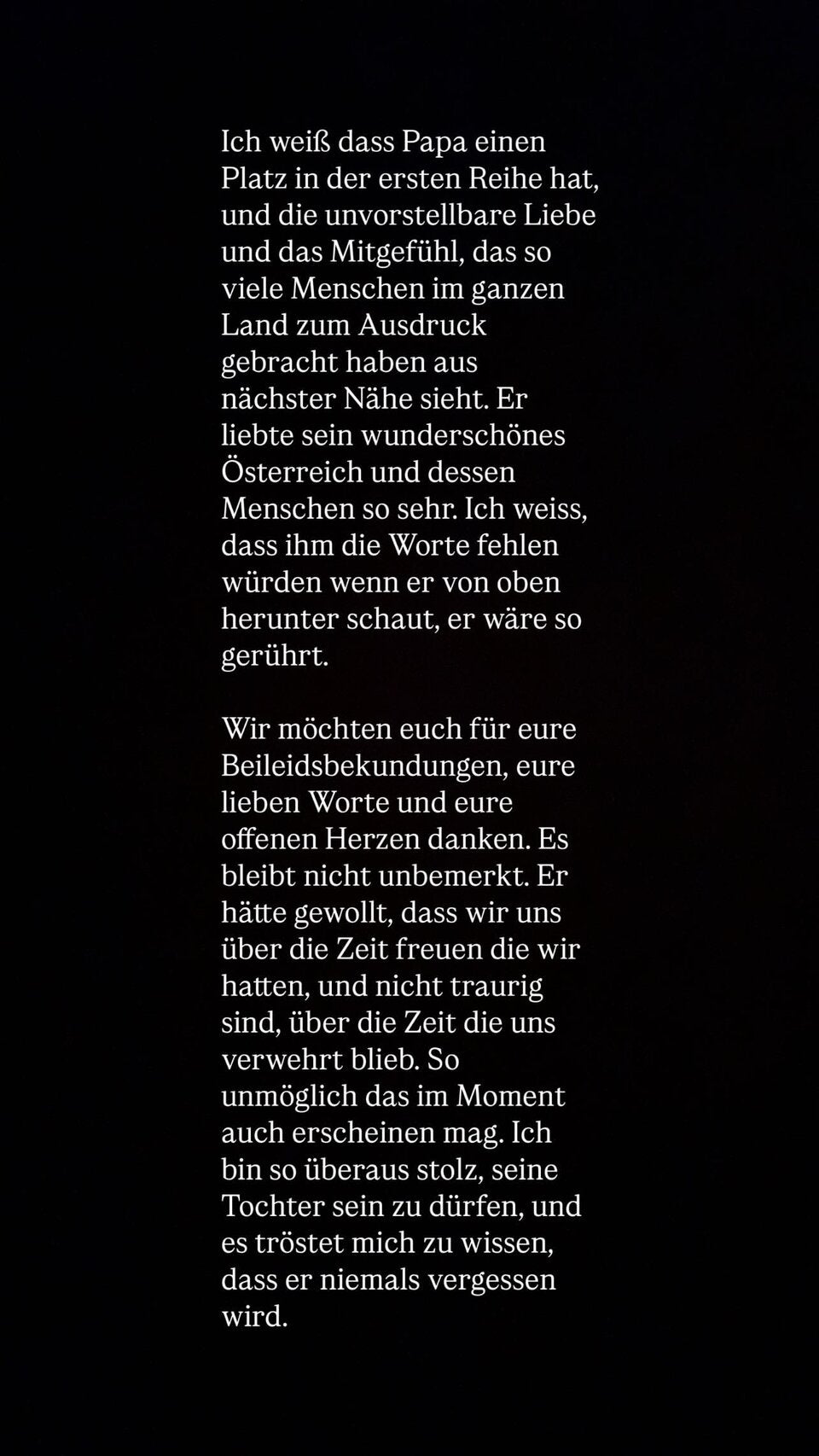 Roxanne Rapp trauert um ihren Vater