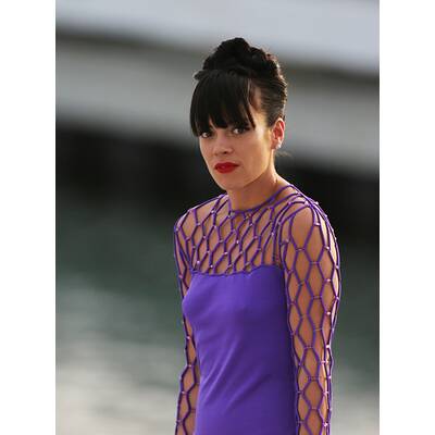 Lily Allens Outfitflop in Cannes
