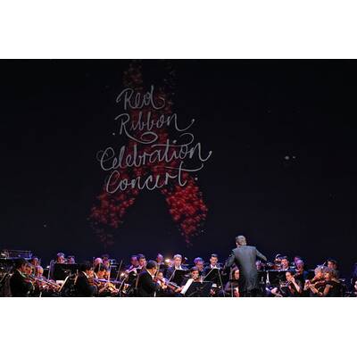 Gery Keszler, Ricky Martin & Co. beim Red Ribbon Konzert