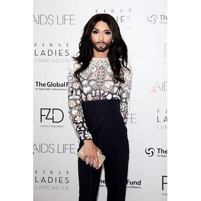 Stargäste beim First Ladies Luncheon im Belvedere