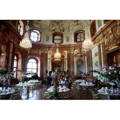 Stargäste beim First Ladies Luncheon im Belvedere