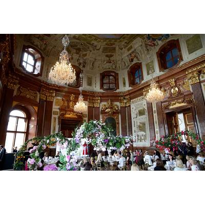 Stargäste beim First Ladies Luncheon im Belvedere