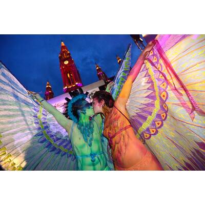 Die verrücktesten Kostüme des Life Ball 2014