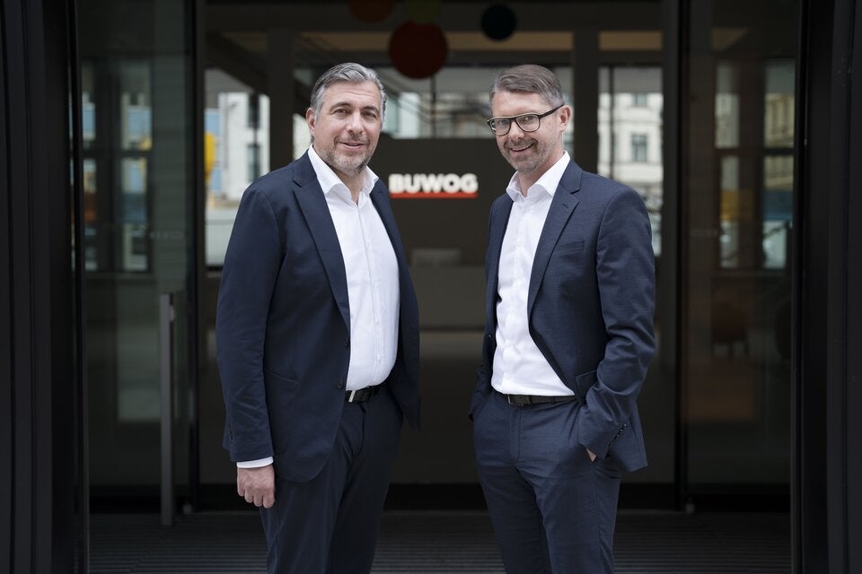 BUWOG Geschäftsführer Andreas Holler und Kevin Töpfer.