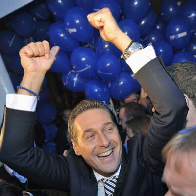 Jubel bei den Strache-Fans