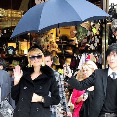 Paris mit Lover Doug Reinhardt in Tokio