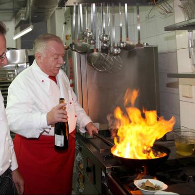 Bürgermeister Michael Häupl kocht