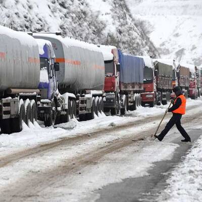Schneechaos in China