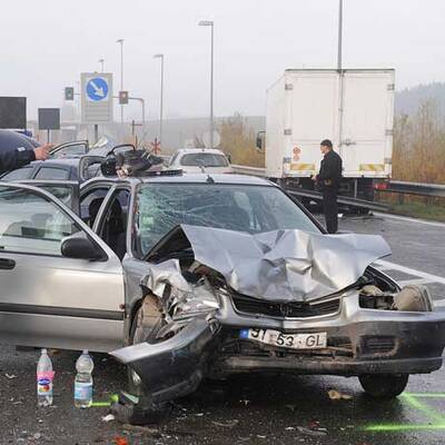 Massenkarambolage auf der A1