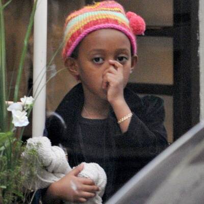 Angelina Jolie am Set von 