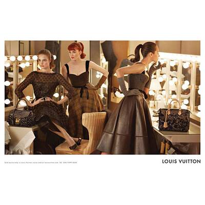 So schön: Louis Vuitton Herbst 2010 mit Christy Turlington, Natalia Vodianova und Karen Elson