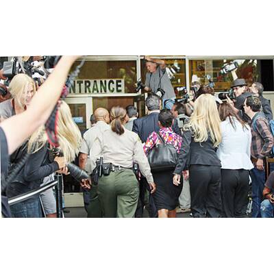 Hier wandert Lindsay Lohan in den Häfen