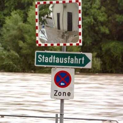 Hochwasser in Ransing bei Mariazell