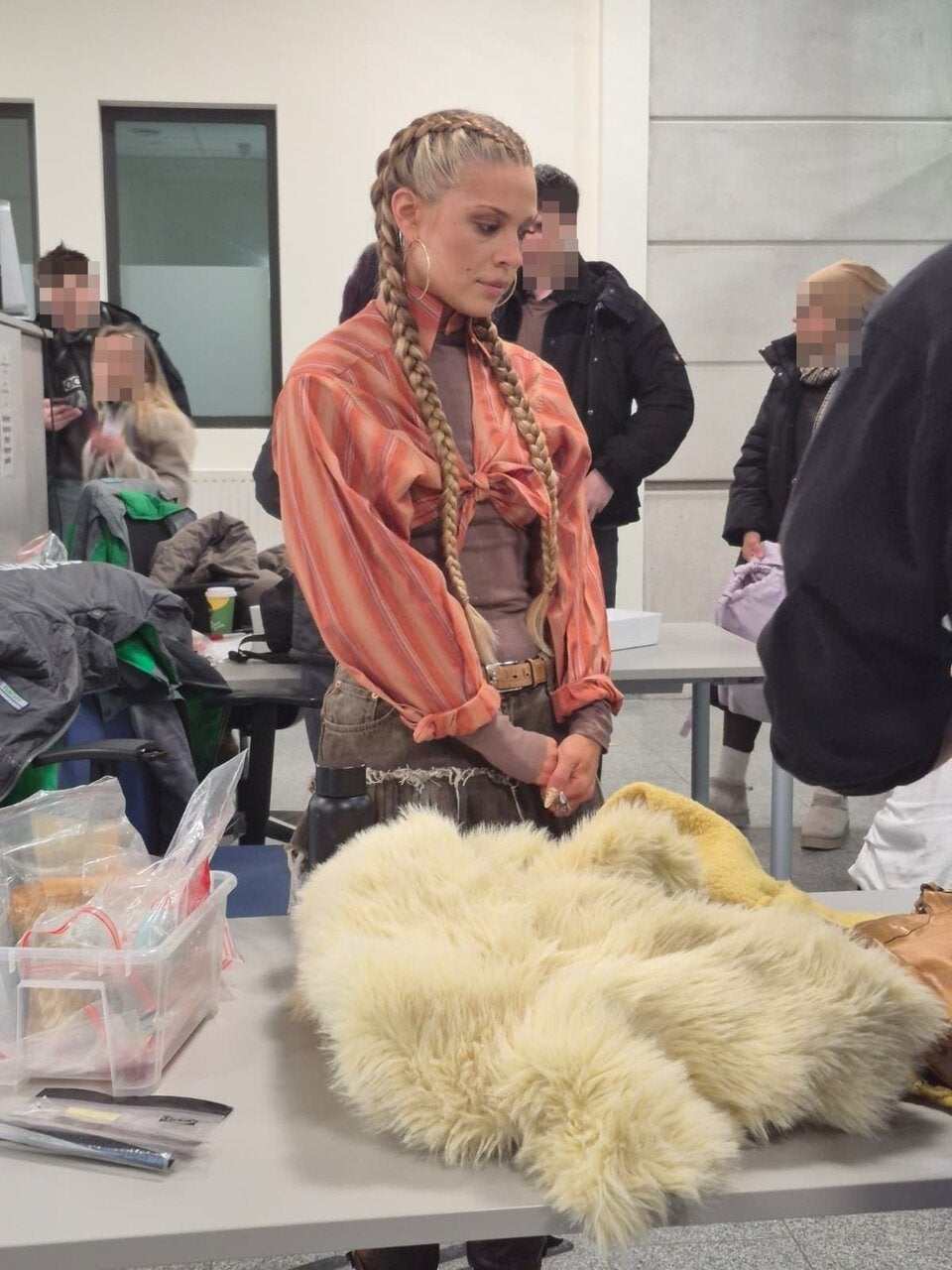 Prozess klimakleber Windel