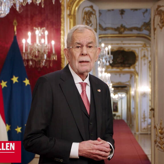 Die Neujahrsansprache von Bundespräsident Van der Bellen