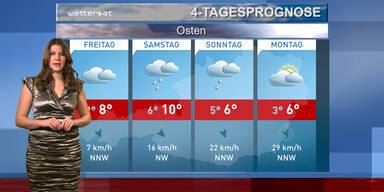 Die 4-Tagesprognose